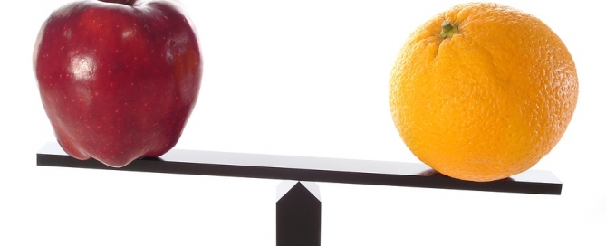 CCRC vs independent living community apple and orange on a scale