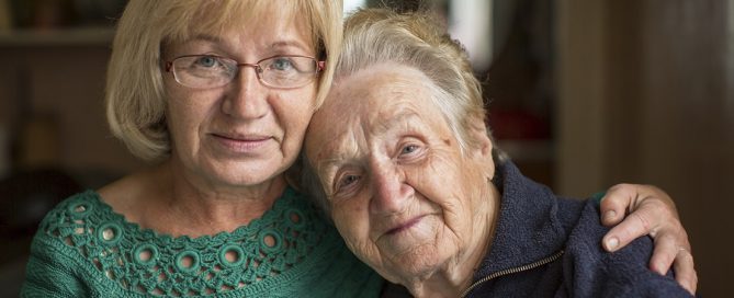 who decides if higher level of CCRC care is needed elderly woman with her adult daughter
