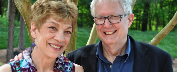 Julia Robbie Wood with spouse