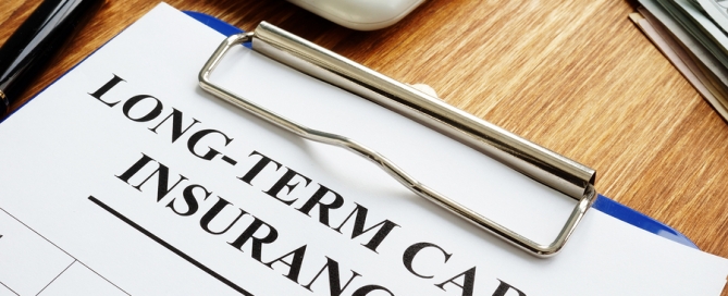 Long-term care insurance LTC or LTCI application.