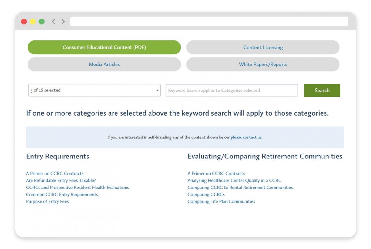 More About Continuing Care Retirement Communities Mylifesite