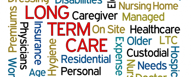 Long Term Care word cloud