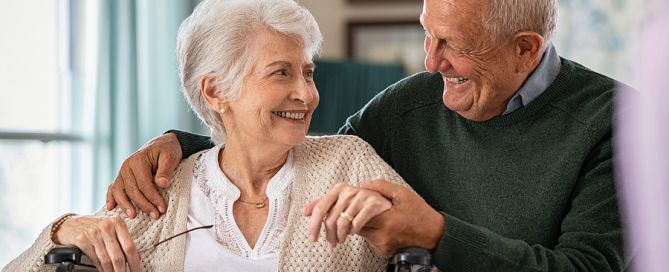 loving elderly couple, monthly fee adjustments