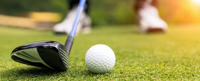 Golf Ball On Green health benefits to seniors of social sports