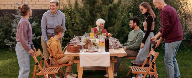 family traditions gathering picnic