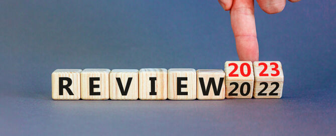 2022 Review concept top senior living blog posts 2022