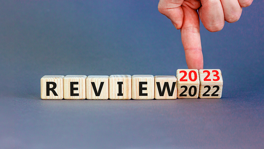 2022 Review concept top senior living blog posts 2022