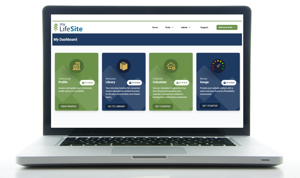 Senior Living Digital Marketing And Sales Tools Mylifesite