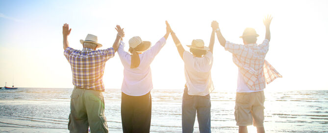 older adults community concept by ocean retirement community decision priorities